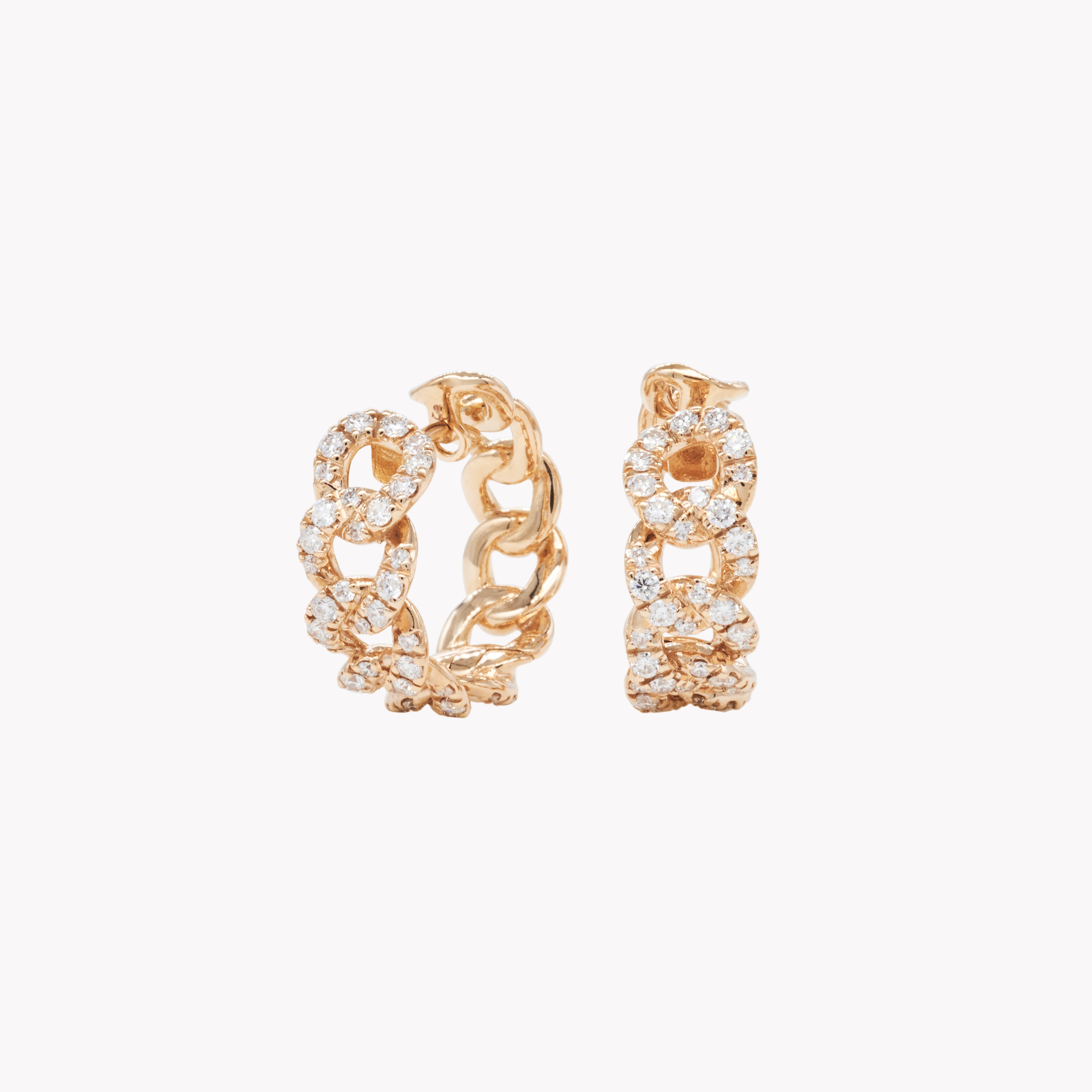 Carissima Orecchini A Cerchio Oro Giallo 9K Con Taglio Diamante – 18,5 Mm – Eleganti E Italiani